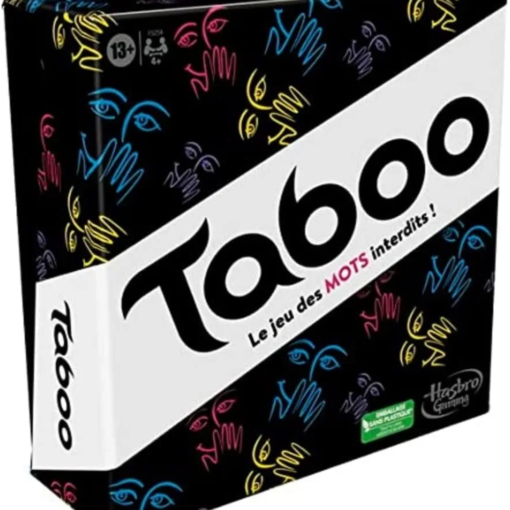 Classic Taboo Game, Party Word Guessing Game, Board Game for 4+ Players - French